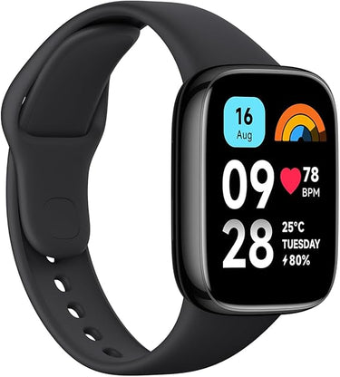 Xiaomi Redmi Watch 3 Active - Llamadas Bluetooth, Pantalla LCD de 1,83”, Monitor de frecuencia cardíaca, +100 Modos Deportivos, hasta 12 días de autonomía, Negro (Versión ES + 3 años de garantía)